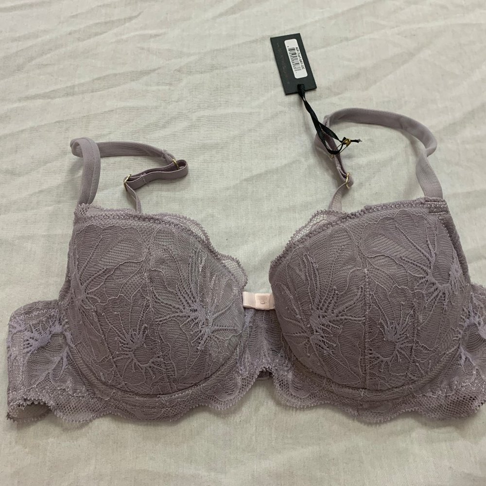 🦚🦚🦚 NWT ADDICTION NOUVELLE WOMENS UNDERWIRE BRA SIZE 32C 🦚🦚🦚